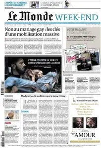 Le Monde et Suppléments du Samedi 12 Janvier 2013