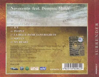 Novecento feat. Dominic Miller - Surrender (2009) {Crisler Music}
