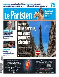 Le Parisien du Jeudi 30 Novembre 2023