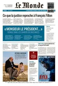 Le Monde du Dimanche 13 et Lundi 14 Janvier 2019