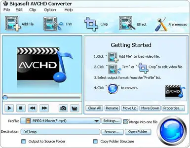 Bigasoft AVCHD Converter 3.6.29.4563 Multilanguage