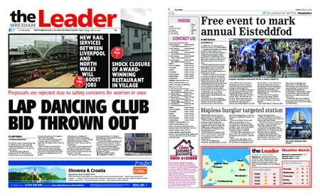 The Leader Wrexham – May 21, 2019