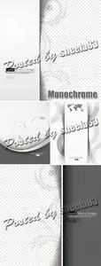 Simple Monochrome Backgrounds Vector