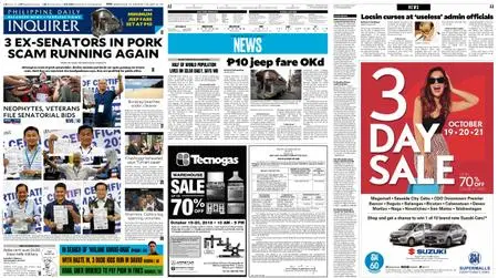 Philippine Daily Inquirer – October 18, 2018