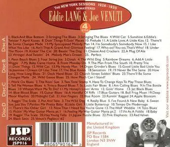 Eddie Lang & Joe Venuti - The New York Sessions 1926-1935 (4CD Box Set, 2008)