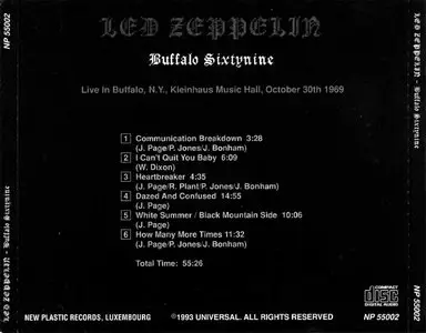 Led Zeppelin - Buffalo Sixtynine (1993) {New Plastic} **[RE-UP]**