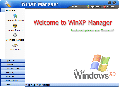 WinXP Manager ver. 5.0.4
