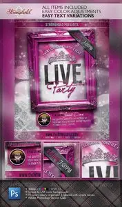 GraphicRiver Live Party Flyer Template