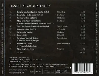 Bridget Cunningham, London Early Opera - Handel at Vauxhall, Vol.2 (2017)