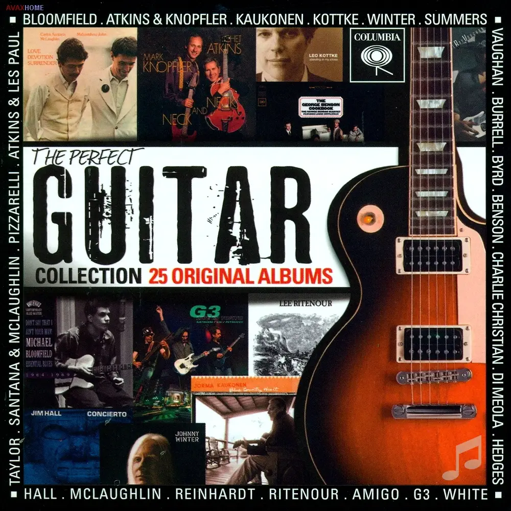 Perfect guitar. Джаз рок. Jazz Guitar collection. Chet Atkins and Mark Knopfler. Va - the perfect Jazz collection: 25 Original albums (2010) Box Set, 25 CD.