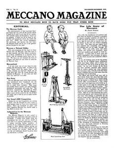 The Meccano Magazine - VOL.1 No.11 November/December 1919