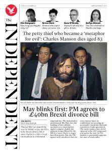 The Independent - 21 November 2017
