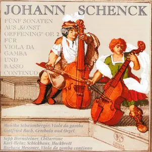 Schenck - Five Sonatas from "Konst Oeffening" op. 2 for Viola da Gamba and b. c.