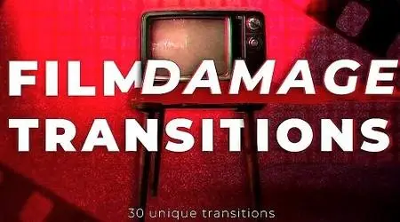 Film Damage Transitions 1392628 - After Effects Presets