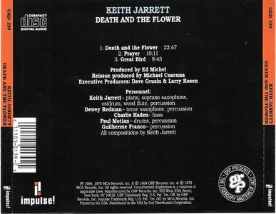 Keith Jarrett - Death And The Flower (1975) {1994 GRP CD} **[RE-UP]**