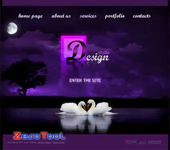 FlashMint 2229 Swan Design Flash Template