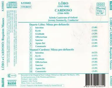 Lôbo & Cardoso - Portuguese Requiem Masses - Schola Cantorum of Oxford, Jeremy Summerly (1992) {Naxos 8.550682}