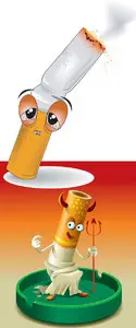 Comic cigarette