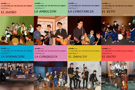 La Historia de The Beatles en comics #1-8