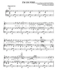 I'm On Fire - Rascal Flatts, The Piano Guys (Piano-Vocal-Guitar)