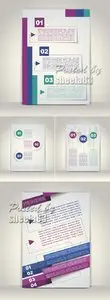 Modern Business Templates Vector 2
