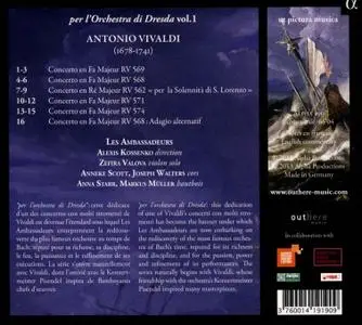 Alexis Kossenko, Les Ambassadeurs, Zefira Valova - Antonio Vivaldi: Concerti per l'Orchestra di Dresda (2013)
