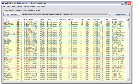 WiFi Hopper  1.2 Build 2008-110600