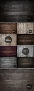 Wooden Textures Vector Collection