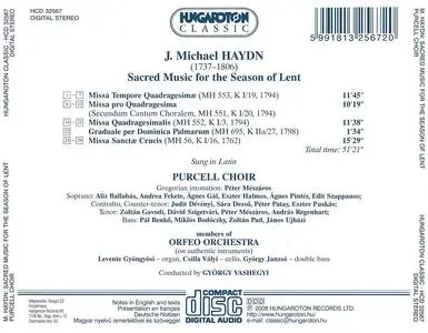 György Vashegui, Purcell Choir - Michael Haydn: Sacred Music for the Season of Lent (2008)