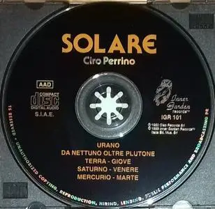 Ciro Perrino - Solare (1980) {1993 Inner Garden/Polygram}