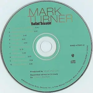 Mark Turner - Ballad Session (2000) {Warner}