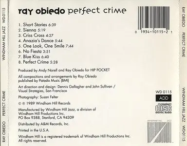 Ray Obiedo - Perfect Crime (1989) {Windham Hill}