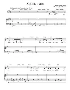 Angel Eyes - Matt Dennis (Piano Vocal)
