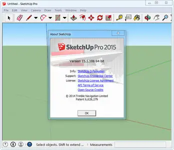 SketchUp Pro 2015 15.1.105 (x86) / 15.1.106 (x64)