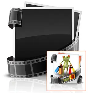 Photo Cards and Filmstrip (Vector & PSD)