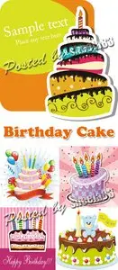 Birthday Cake Vector