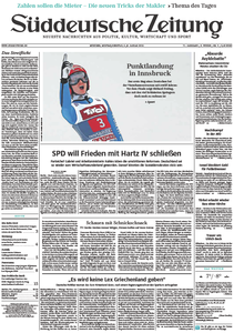 Süddeutsche Zeitung vom Montag/Dienstag, 05./06. Januar 2015