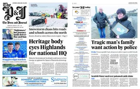 The Press and Journal Highlands and Islands – January 23, 2019