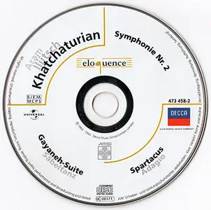 Aram Khatchaturian - Wiener Philharmoniker / Khatchaturian - Symphonie Nr. 2, Gayaneh-Suie, Spartacus (1962/63, ReIssue 2002)