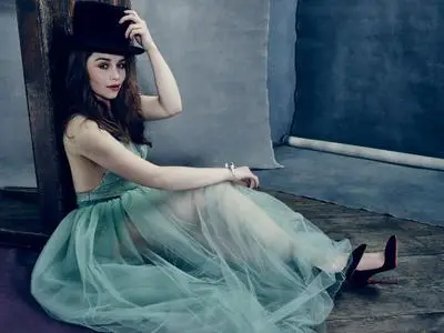 Emilia Clarke by Miller Mobley for The Hollywood Reporter April 2015