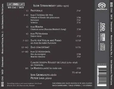 Ilya Gringolts & Peter Laul - Stravinsky: Music for Violin, Vol. 1 (2017)