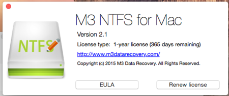 M3 Data Recovery Software NTFS for Mac 2.1.0