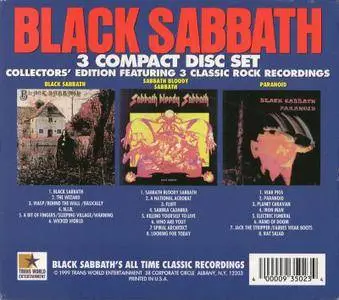 Black Sabbath - Collectors' Edition (1999) [3CD Box Set]