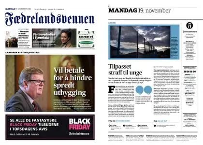 Fædrelandsvennen – 19. november 2018