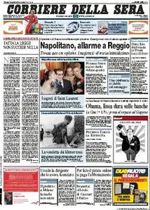 Il Corriere della Sera (22-01-10)