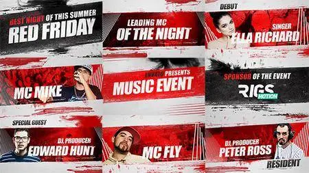 Music Event 3 - Grunge Promo - Project for After Effects (VideoHive)