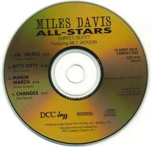 Miles Davis and Milt Jackson - Quintet/Sextet (1955) [DCC, GZS-1113]