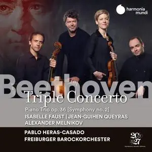 Isabelle Faust, Jean-Guihen Queyras, Alexander Melnikov - Beethoven: Triple Concerto, Op. 56 & Trio, Op. 36 (2021)