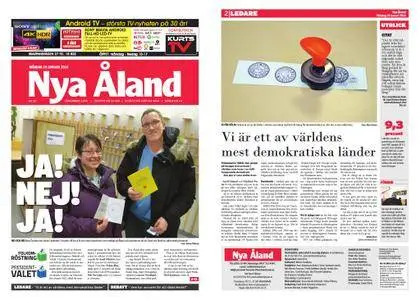 Nya Åland – 29 januari 2018