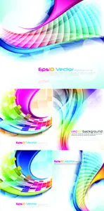 Colorful Abstract Vector Backgrounds 29